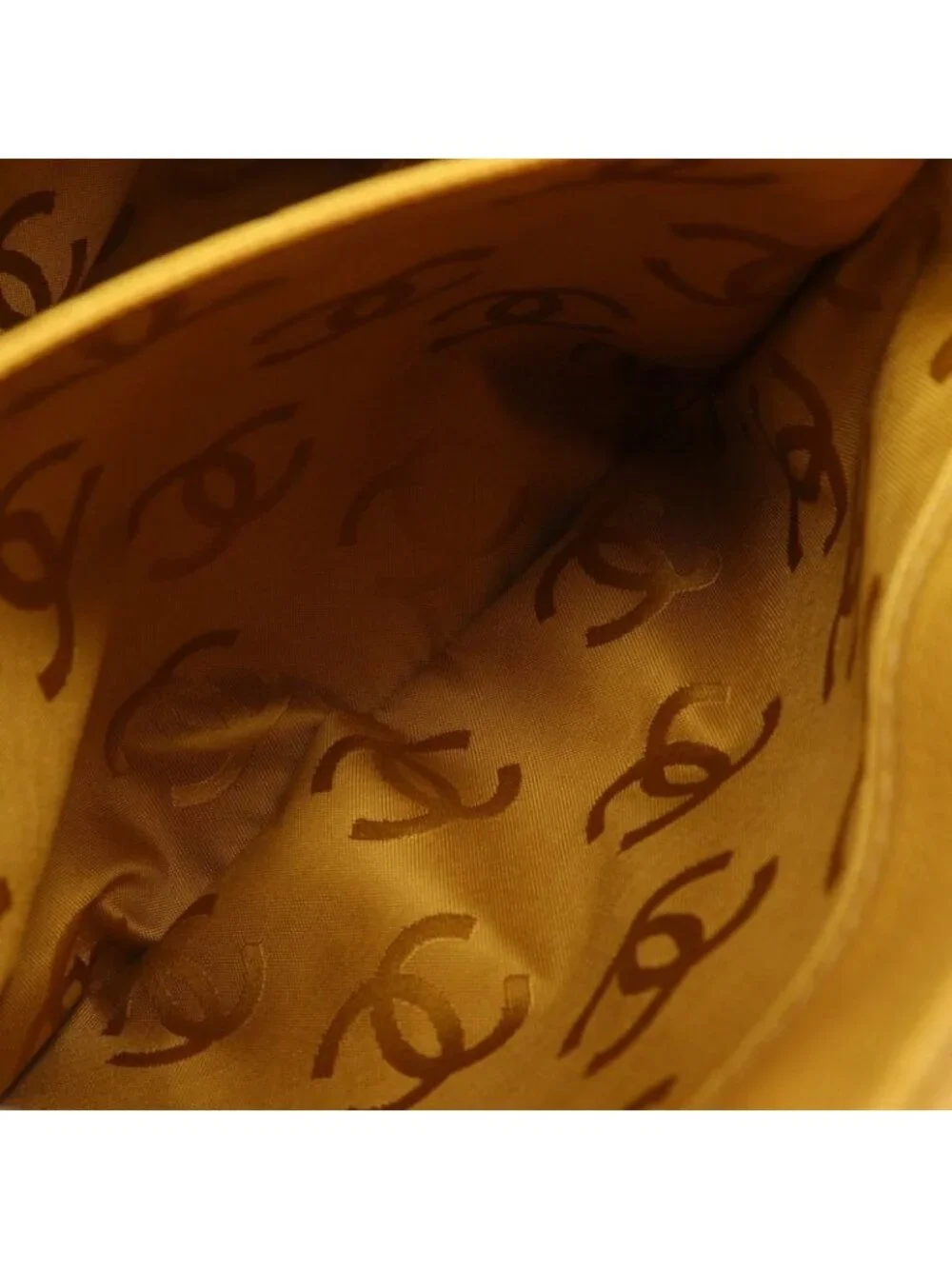 Chanel CC Logo Drawstring Caviar Leather Brown Tote - Picture 8 of 10